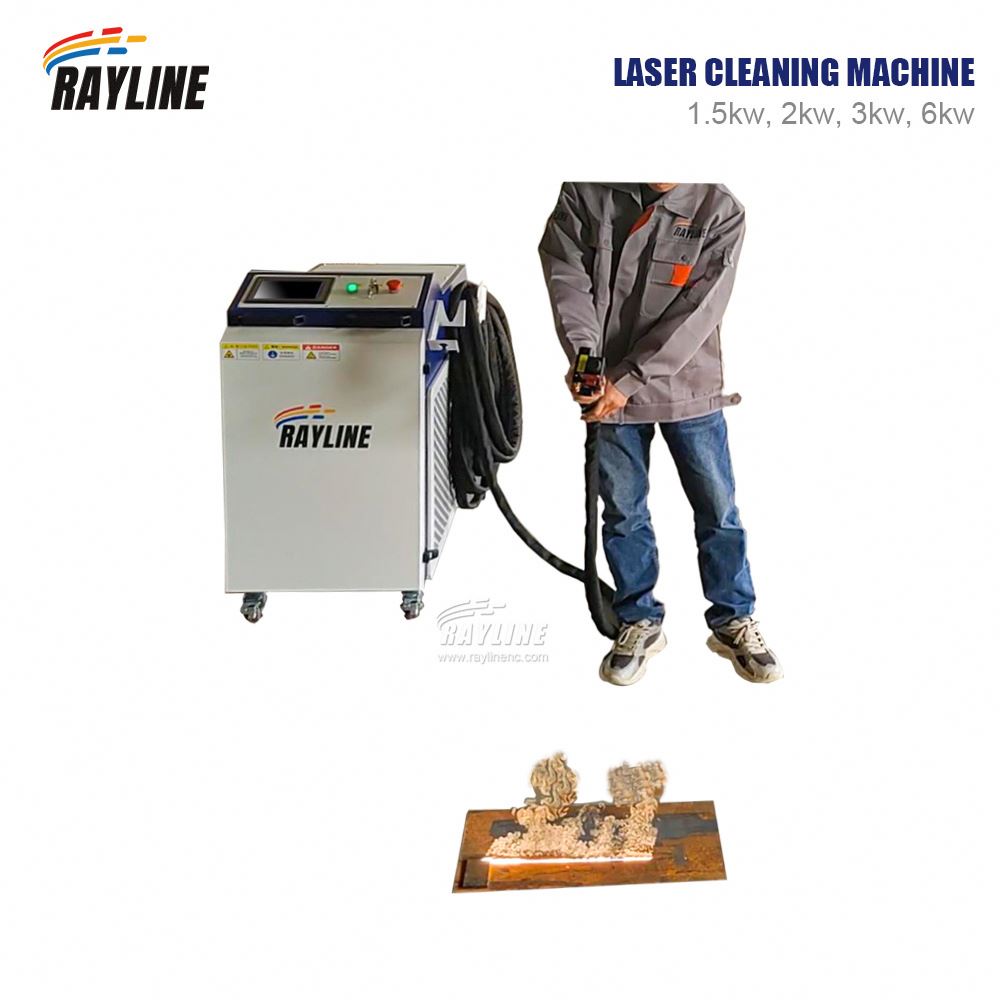 Industrial Laser Paint Removal - Machine de nettoyage laser industrielle 3000W,