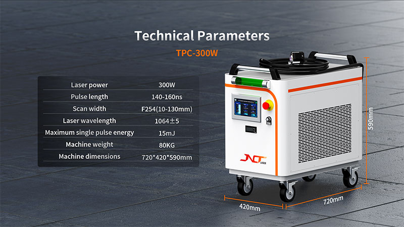 Industrial Laser Varnish Remover - Système de nettoyage laser haute puissance