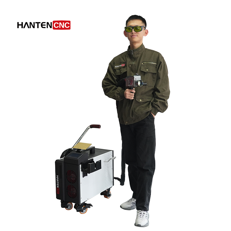Industrial Laser Paint Removal - Nettoyeur laser pulsé 500W refroidi par