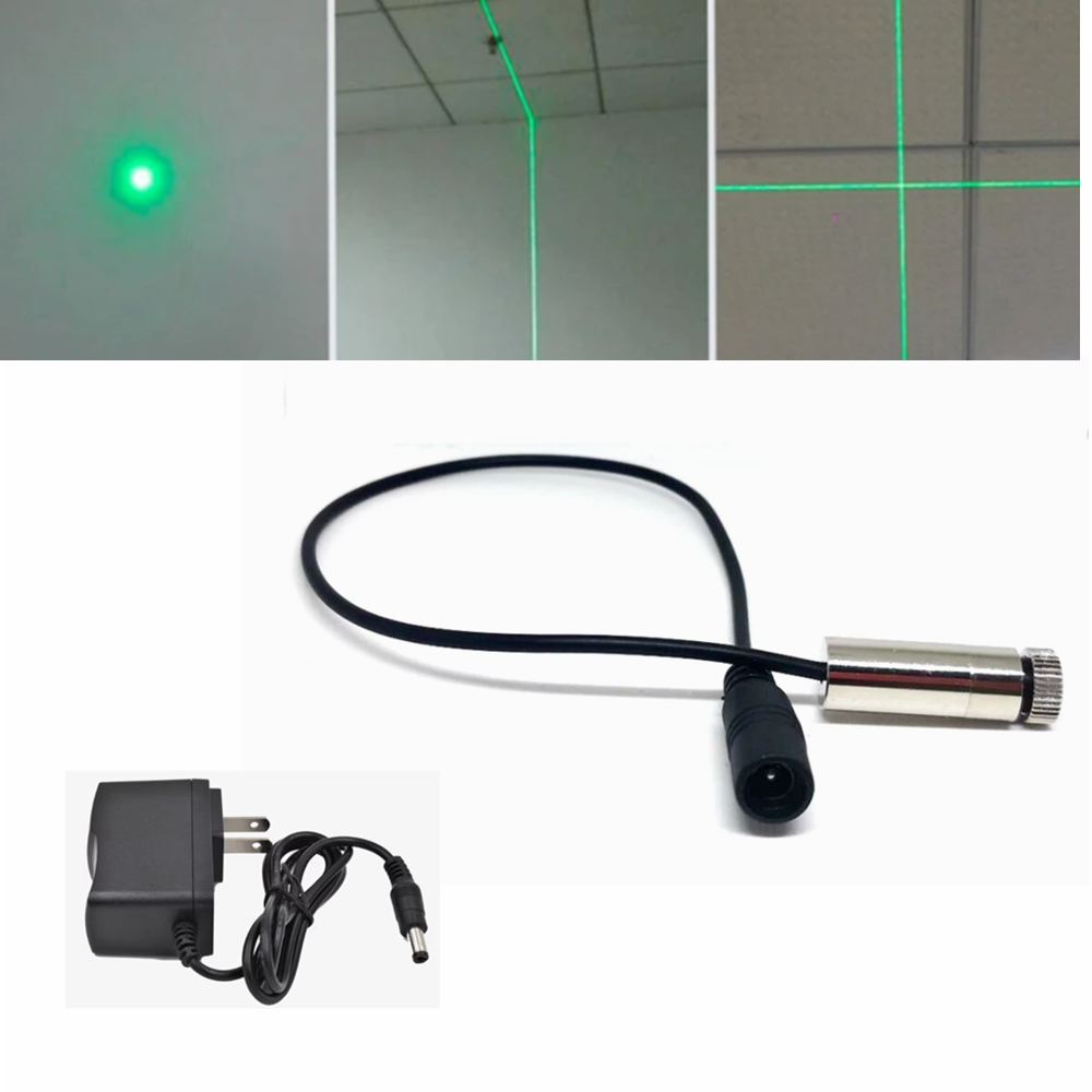 Industrial Laser Module - Module Laser point vert/ligne/croix focalisable réglable