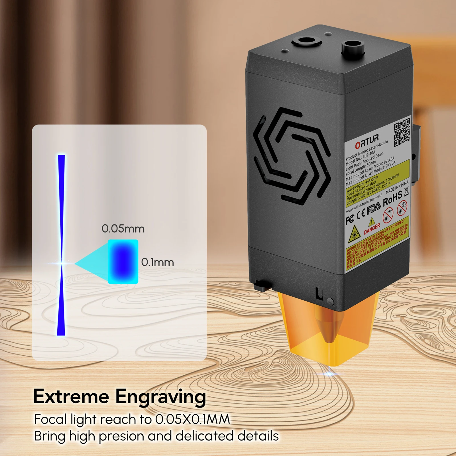 ORTUR LU2-10A 10W Module Laser - Laser Engraving Software avis et prix